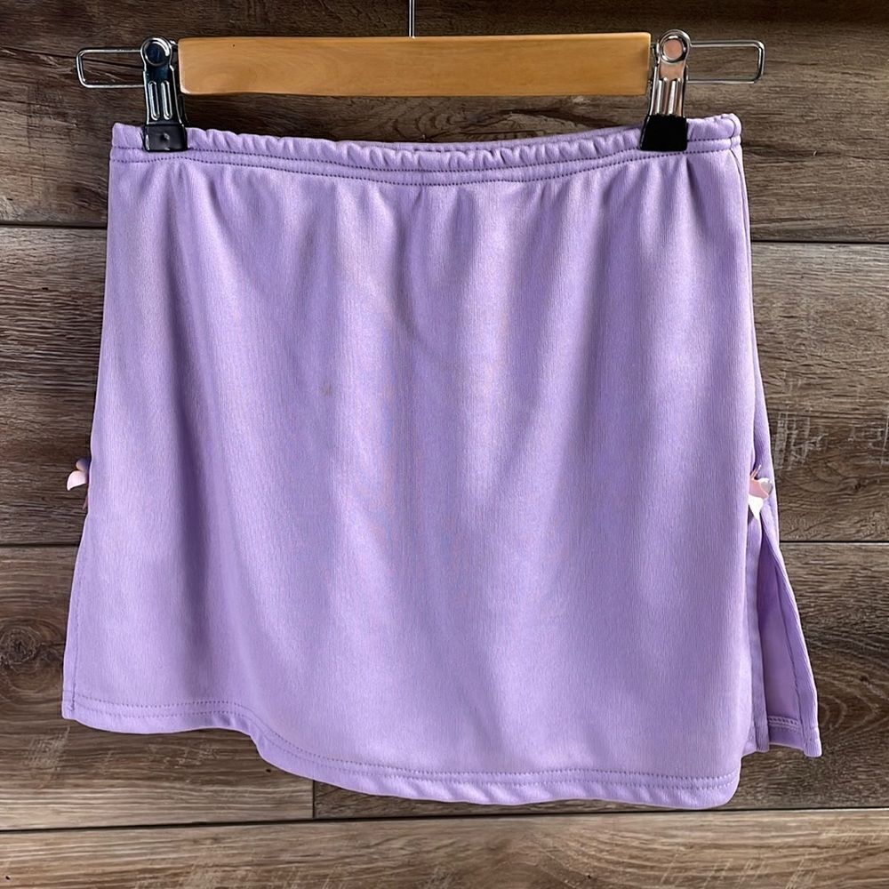 Lavender Skorts, Size Large, Elastic Waist